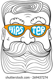 Lettering hipster