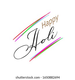 lettering holiday Holi day. greeting card printing postcard composition. hand lettering.