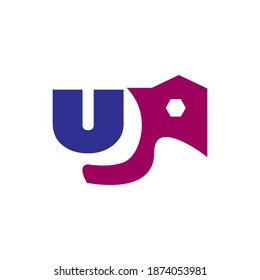 Ilustración de diseño vectorial de iconos de letras