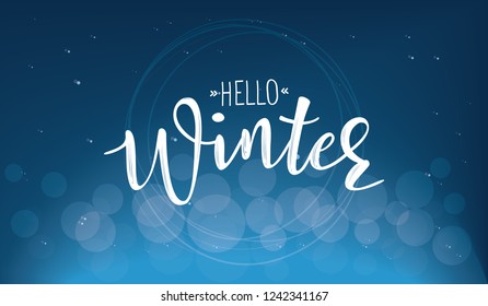 Lettering inscription to winter holiday design. Can be used for invitation, posters, cards and etc.
