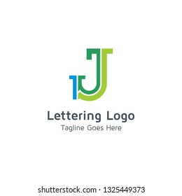 Lettering J Vector