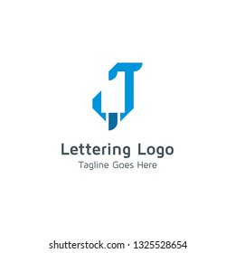 Lettering J Vector