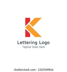 Lettering K Vector