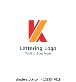 Lettering K Vector