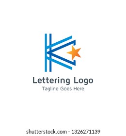 Lettering K Vector