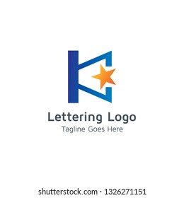 Lettering K Vector