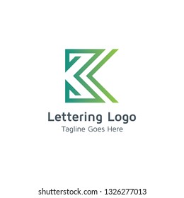 Lettering K Vector