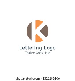 Lettering K Vector