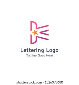 Lettering K Vector