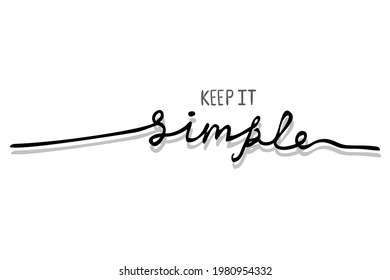 Letras, manténgala simple, aislada en blanco
