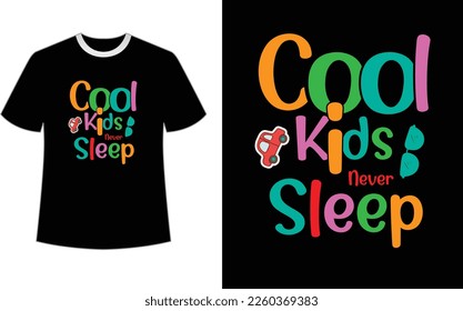 lettering Kid T-shirt Designs Template