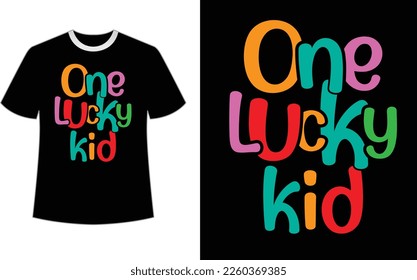 lettering Kid T-shirt Designs Template