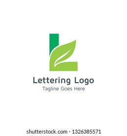 Lettering L Vector