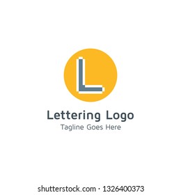 Lettering L Vector