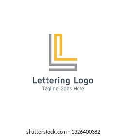 Lettering L Vector