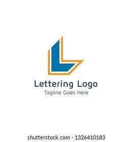 Lettering L Vector