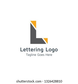 Lettering L Vector