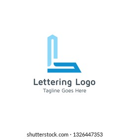 Lettering L Vector