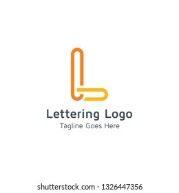 Lettering L Vector