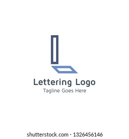 Lettering L Vector