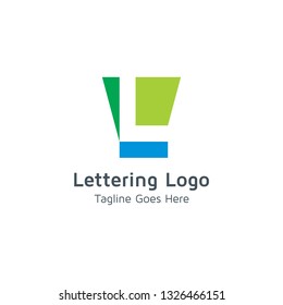 Lettering L Vector