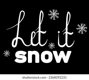 las letras "que nieve"
