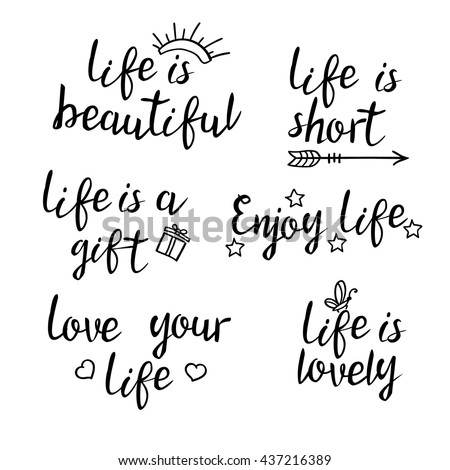 Lettering Life Quotes Calligraphy Inspirational Quote Stock Vector Inspiration Quotes Calligraphy Lettering Life Quotes Calligraphy Inspirational Quote Stock Vector Inspiration Quotes Calligraphy