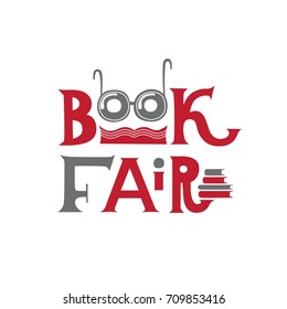 Lettering Logo For Book Fair