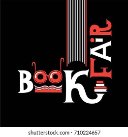 Lettering Logo For Book Fair