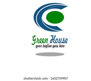 LETTERING LOGO C CONCEPT WHITE BACKGROUND