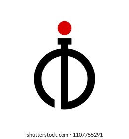 i lettering logo design minimalism