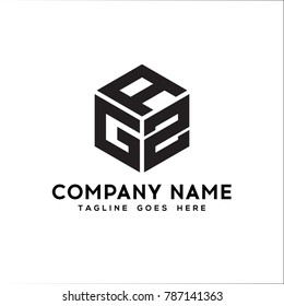 a lettering logo inital vector eps 10