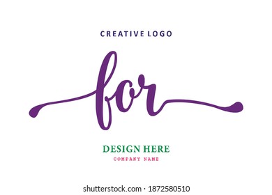 PARA el logotipo de letras es sencillo, fácil de entender y autorizado