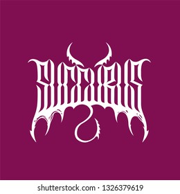 Lettering logo succubus 2