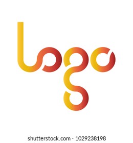 Lettering logo vector type.