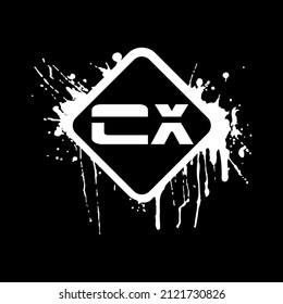 logo con membrete de forma blanca
