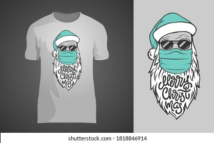 Graphic Design Printed Tee Wellcoda Santa Swag Cool Christmas Mens T-shirt