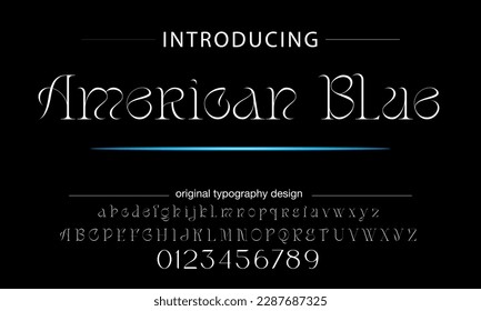 Lettering Minimalist Fashion. Elegant alphabet letters serif font and number. Typography fonts regular uppercase, lowercase.