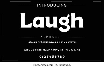 Lettering Minimalist Fashion. Elegant alphabet letters serif font and number. Typography fonts regular uppercase, lowercase.