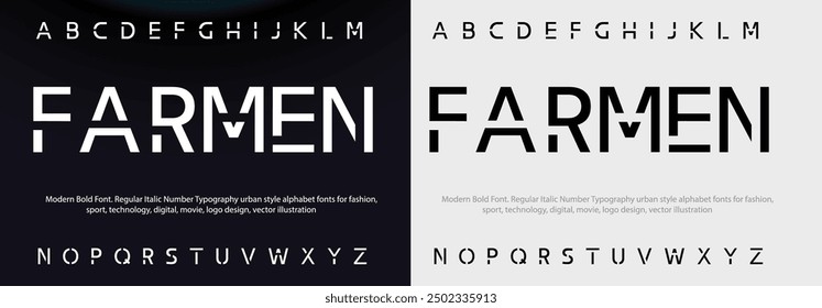 Lettering Minimalist font and number. Elegant alphabet letters serif font. Typography fonts regular uppercase . vector illustration