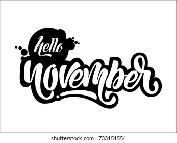lettering month
