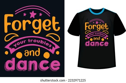 lettering Motivational T-shirt Design Template