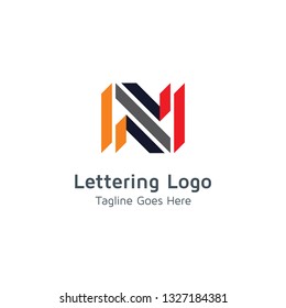 Lettering N Vector