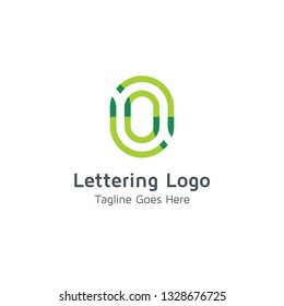 Lettering O Vector