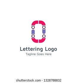 Lettering O Vector