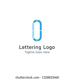 Lettering O Vector