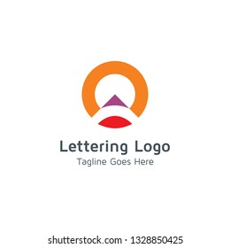 Lettering O Vector