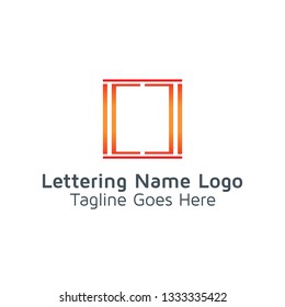 Lettering O Vector