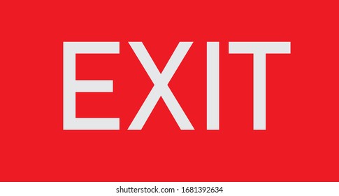 Lettering out on red background