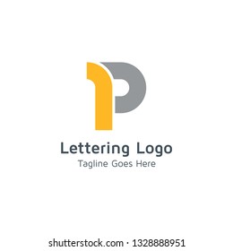 Lettering P Vector